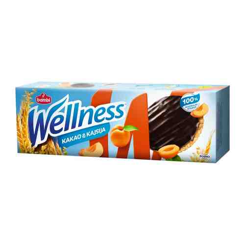 Печенье Wellness с абрикосом и глазурью 150г арт. 1001760