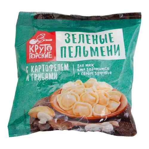 Пельмени Крутогорские Зеленые с картофелем и грибами 400г арт. 1032693
