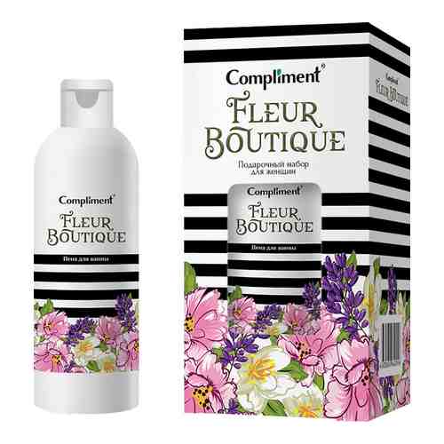 Подарочный набор Compliment Fleur Boutique Пена для ванны 200мл + Соль для ванн Эвкалипт 100г + Соль для ванн Бергамот 1 арт. 1007788