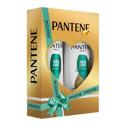 Подарочный набор Pantene Aqua Light шампунь 250мл и бальзам-ополаскиватель 200мл арт. 423506