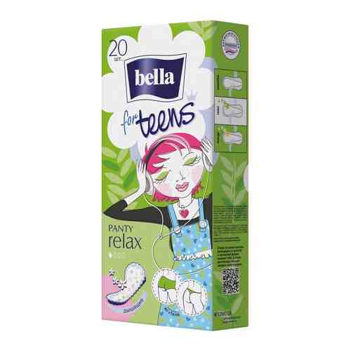 Прокладки Bella for teens Panty Relax ежедневные 20шт арт. 958444