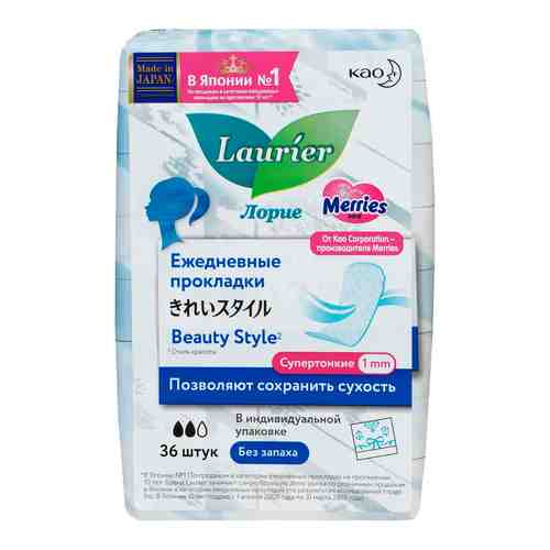 Прокладки Laurier Beauty Style без запаха 36шт арт. 674236