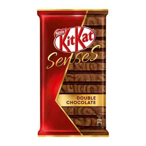 Шоколад KitKat Senses Double Chocolate Молочный и темный с хрустящей вафлей 112г арт. 501979