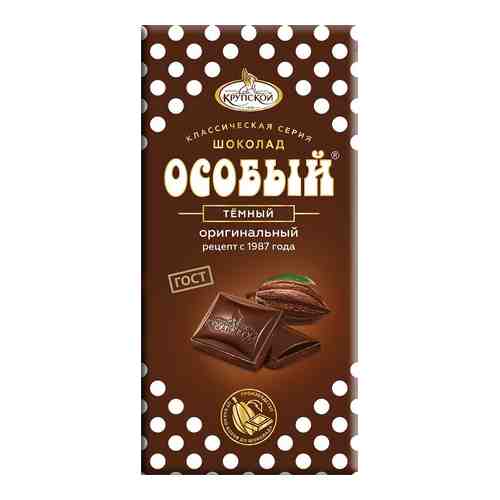 Шоколад Особый Темный 90г арт. 509348