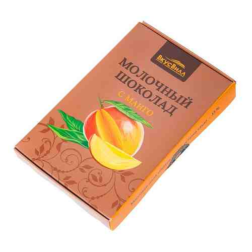 Шоколад ВкусВилл Молочный с манго 90г арт. 996318