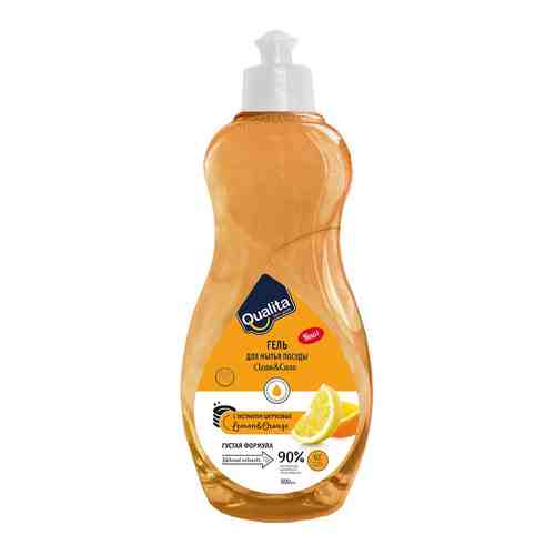Средство для мытья посуды Qualita Lemon & Orange 500мл арт. 1046864