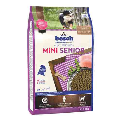 Сухой корм для собак Bosch Mini Senior 2.5кг арт. 1175720