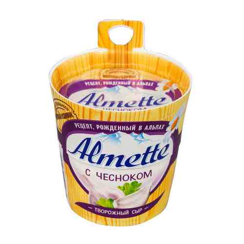 Сыр творожный Almette с чесноком 60% 150г арт. 305150