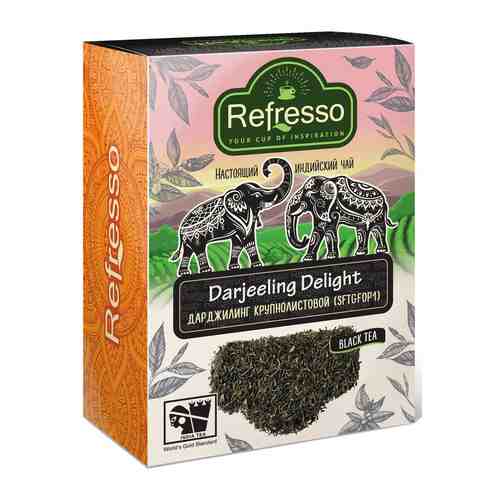 Чай черный Refresso Дарджилинг крупнолистовой 100г арт. 1116691