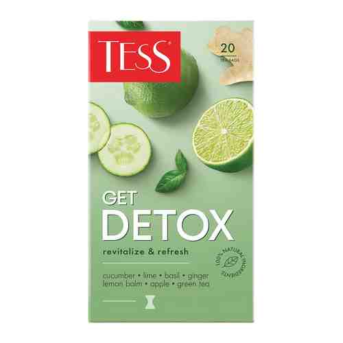 Чай зеленый Tess Get Detox 20*1.5г арт. 1021271
