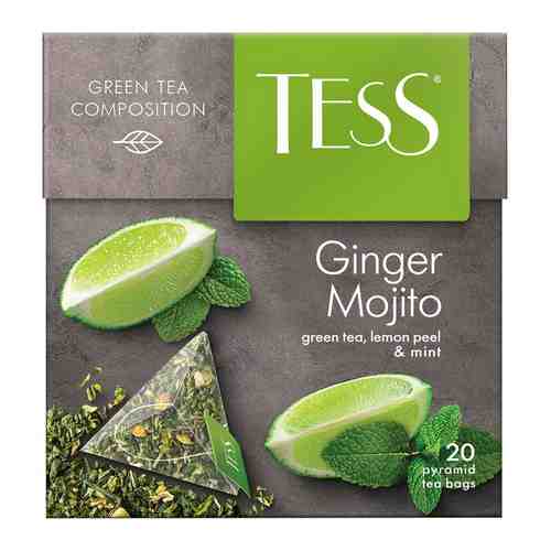 Чай зеленый Tess Ginger Mojito 20*1.8г арт. 344399