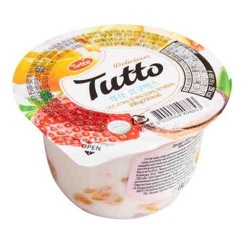 Десерт фруктовый Tutto в кокосовом молоке 250г арт. 450825