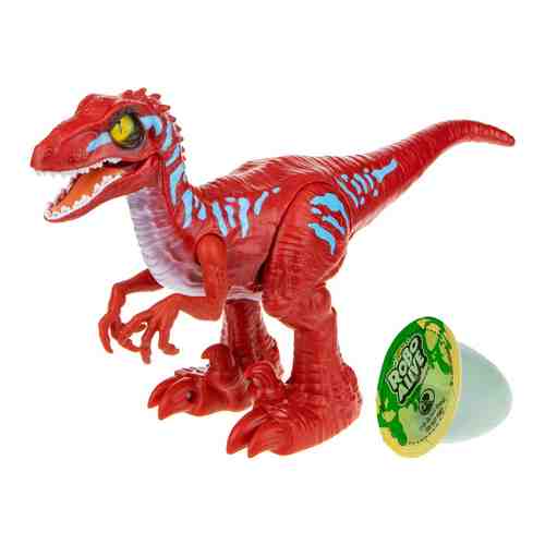Игровой набор Zuru RoboAlive Робо-Тираннозавр красный + слайм арт. 1087746