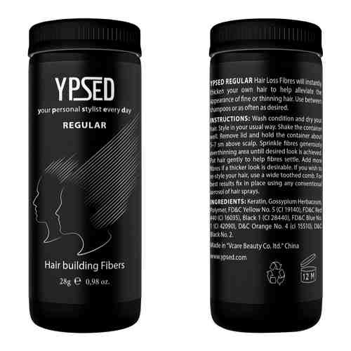 Камуфляж для волос Ypsed Regular Black 28г арт. 1019607