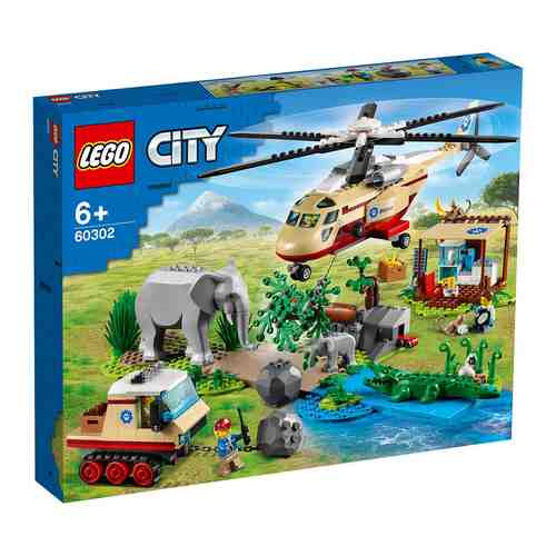 Конструктор LEGO City 60302 Операция по спасению зверей арт. 1109131