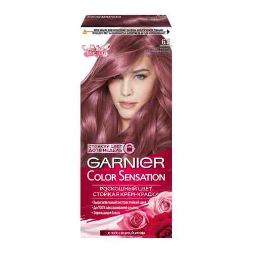 Крем-краска для волос Garnier Color Sensation Роскошный цвет 6.2 Кристально Розовый Блонд 112мл арт. 1140286