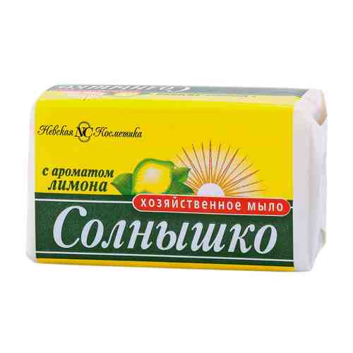 Мыло Солнышко хозяйственное с ароматом лимона 140г арт. 306135