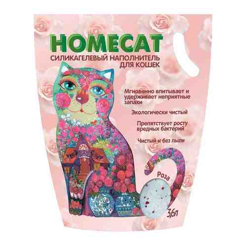 Наполнитель для кошачьего туалета Homecat Роза 3.8л арт. 1012997