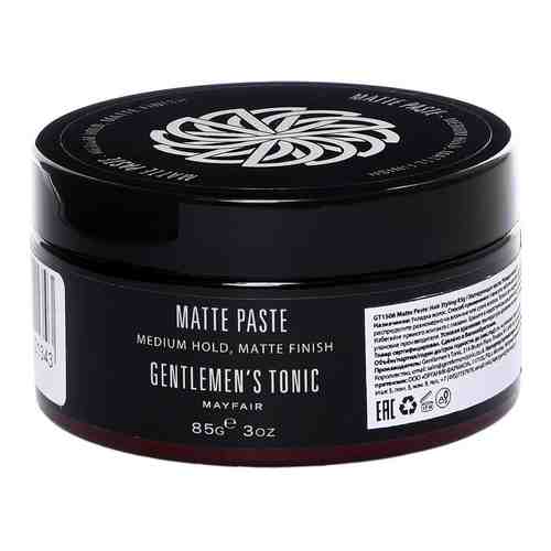 Паста для волос Gentlemens tonic Укладка волос матирующая 85мл арт. 1078189
