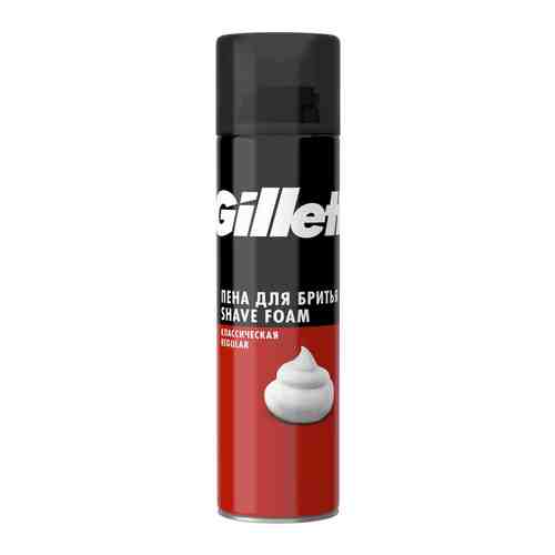 Пена для бритья Gillette Regular 200мл арт. 381124