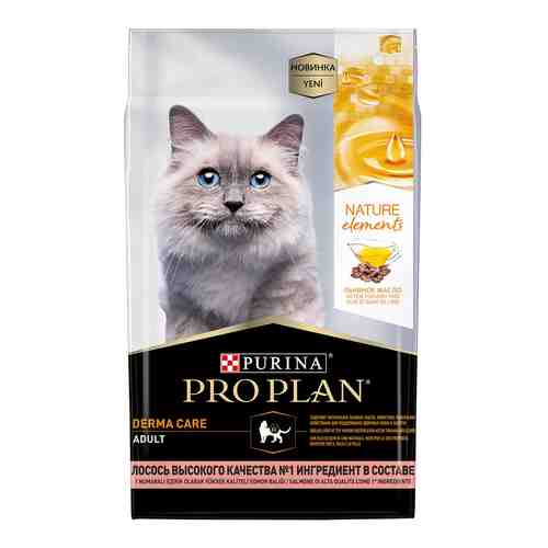 Сухой корм для кошек Purina Pro Plan Nature Elements Derma Care с лососем 7кг арт. 1204971