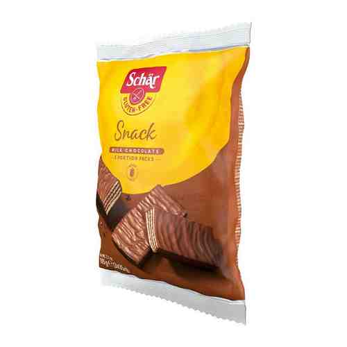 Вафли Schar Snack в шоколаде с орехами без глютена 105г арт. 481649