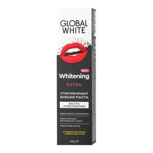 Зубная паста Global White Экстра отбеливающая Активный кислород 100г арт. 958380